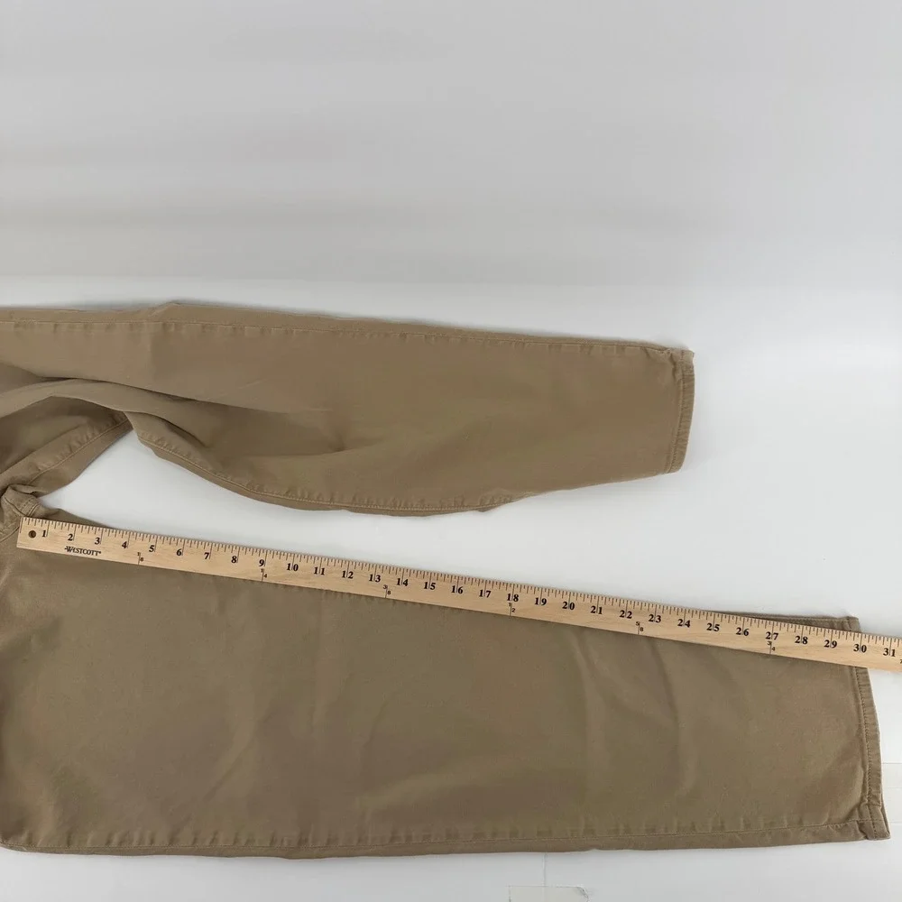 Mavi Zach Straight Leg Pants Mens 35x32 Tan Khaki Cotton Stretch Twill Chino